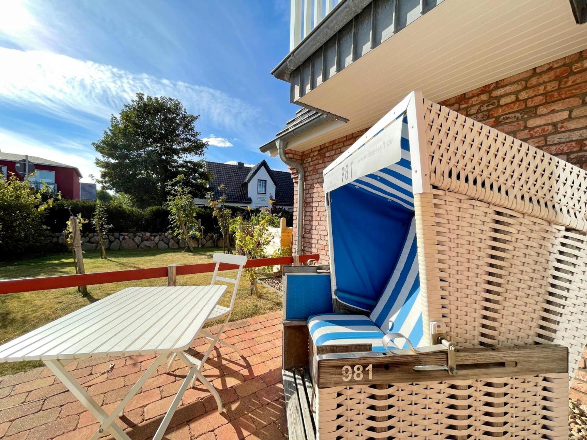 Haus Duenenrose App 1 Mit Terrasse Westerland Exterior foto