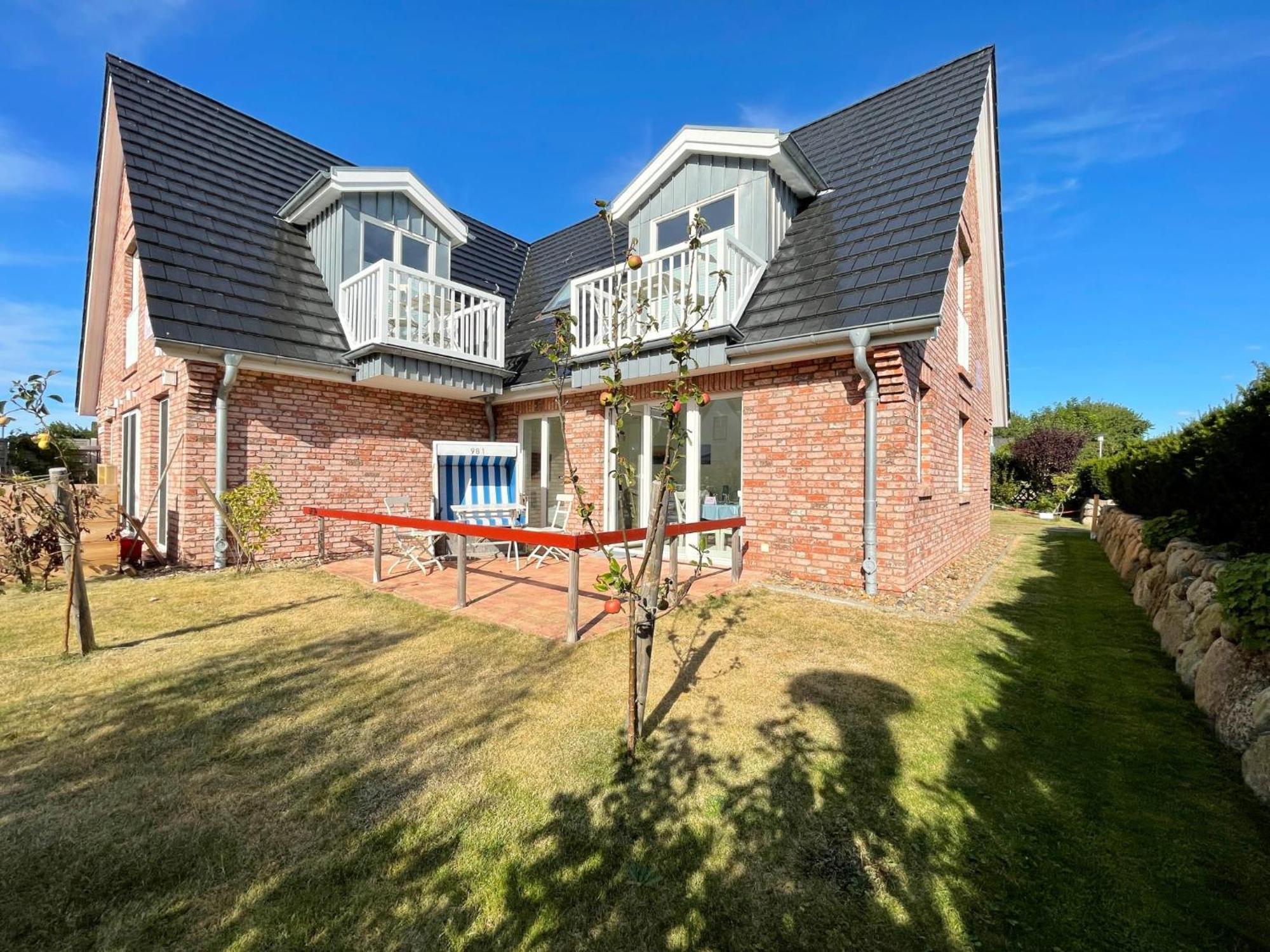 Haus Duenenrose App 1 Mit Terrasse Westerland Exterior foto